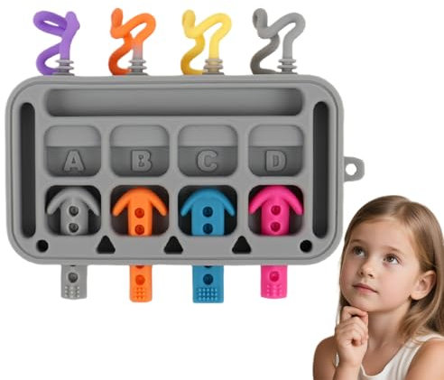 Générique Aktivitätentafel für | sensorisches Spielzeug | Silikonspielzeug mit abnehmbaren Teilen für Kindergarten und Krippe