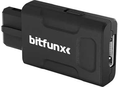 GuileKeys Adattatore HDMI N64 con supporto S-Video automatico e composito | Convertitore HD di videogiochi compatibile con N64, SNES, Famicom e Gamecube, Plug & Play Senza Ritardi