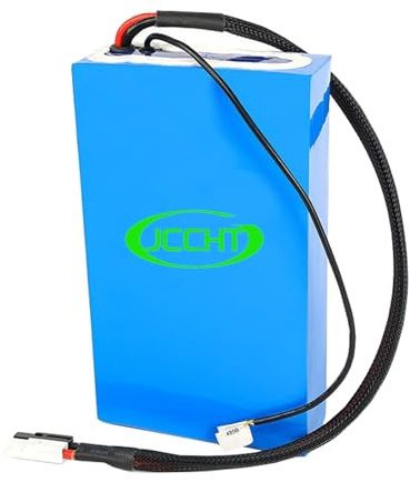 JCCHT Batterie Lithium 24 V 15 Ah/18 Ah, Batterie de Remplacement 24 Volts pour fauteuils roulants et Scooters, Moteur 0-432 Wh,24v18ah