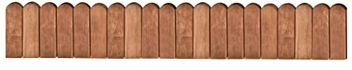 Générique Rouleau de Bordure Marron 120 cm Bois de pin imprégné,Clôtures & barrières,Murets & Bordures de Jardin,49106