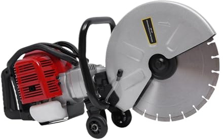 1400 W 52CC Circular Saws Gas Powered Cement Wet Dry Masonry Concrete Cut Off Saw with 350Mm Blade Adjustable Cutting Depth