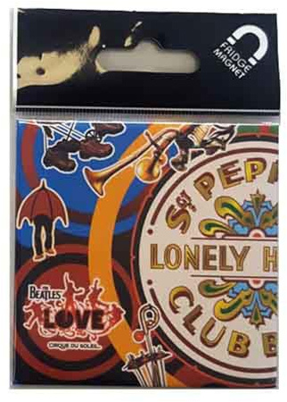 Beatles - Cirque Du Soleil Sgt Pepper Fridge Magnet