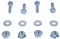 All Balls 85-1026 Radbolzen und Muttern-Set