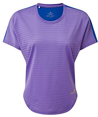 Ronhill Women's Life Agile S/S S S Tee, Lilac/Azurite, 12 EU
