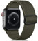 Oielai Solo Loop Strap Compatible with Apple Watch Strap 46mm 44mm 45mm 42mm 49mm, Adjustable Nylon Braided Sport Replacement Strap for iWatch SE Series 10/9/Ultra/8/7/6/5/4/3/2/1, Army Green