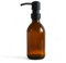 Avalon Amber Glass Soap Dispenser Bottles with Matt Black Metal Pumps (BPA-Free) Lotion Pump/Soap Dispensers – Reusable Refillable Eco friendly, Sustainable Living/Gift - Pack of 1 (250ml)