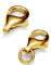 My-Bead 1 Karabinerverschluss 11mm (13mm) 925 Sterling Silber 24K vergoldet Kettenverschluss Juweliers- Qualität DIY