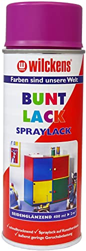 Wilckens Spraylack Buntlack Seidenglanz, 400 ml, RAL 4006 Verkehrspurpur