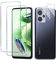 Liilaa Protector de Pantalla para Xiaomi Redmi Note 12 5G, 2 Piezas Cristal Templado y 2 Piezas Protector de Lente de Cámara, Anti Arañazos Dureza 9H Vidrio Templado