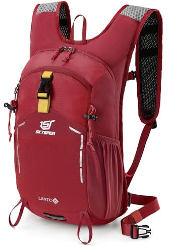 SKYSPER Wanderrucksack Herren 15L Rucksack Klein Tagesrucksack Trekkingrucksack für Camping Outdoor Travel Wandern