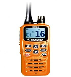 HIMUNICATION Radio VHF portátil HM100, Nivel básico y Alcance Medio, Uso recreativo para náutica
