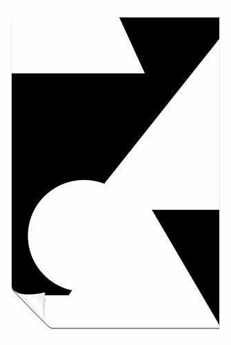 Panther Print Bw1cwf Oju ungerahmtes Poster, Bilder für Wände, Schlafzimmer, Wohnzimmer und Badezimmer, 46 x 31 cm