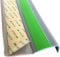 Rutschfeste Gummi-Stufenkantenstufen, grün, 129,5 cm, ideal für Holz-, Vinyl- und Laminatböden