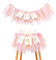 TUONYIS Hochstuhl Banner für 1. Geburtstag - Baby Erster Geburtstag Dekoration für Jungen oder Mädchen (Rosa)