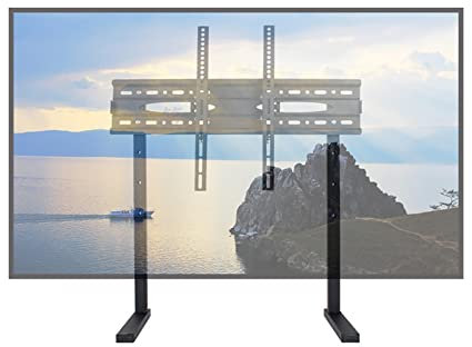 Universal Table Top TV Stand for 37 75 Inch Flat TV Height Adjustable Tilt Base with Double Insurance Design Max VESA 600x400mm