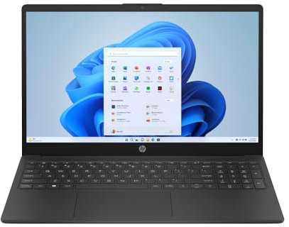 HP 15-fc0038na - Laptop AMD Ryzen 3 7320U de 15.6 pulgadas, Full HD, 8 GB, LPDDR5-SDRAM 256 GB, SSD Windows 11 Home, color negro, 926L4EA#ABU