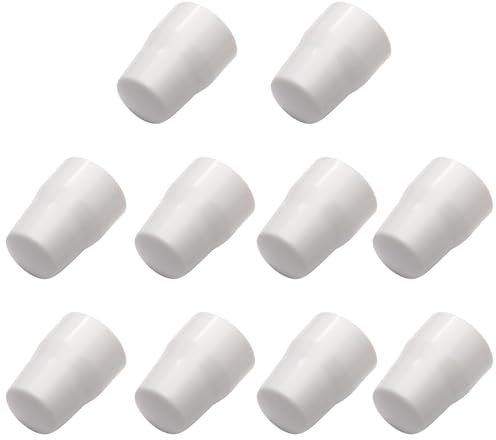 drburpily 10x Radiator Caps 10pcs White Plastic Push-Fit Replacement Caps ABS Radiator Valve Caps White Plastic Radiator End Caps