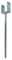 Heavy-Duty Galvanised Concrete-in Pergola Post Support | Ground Anchor | Foundation Foot Base (141mm)