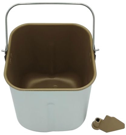 Cubeta mezcladora antiadherente de aleación de aluminio para panificadora - Accesorio de repuesto extraíble con asa, especial para panificadoras