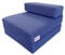 MyLayabout Kids Z Bed - Memory Foam Chair bed & Fold up Mattress | Available in 11 colours. Perfect for childrens sleepovers, reading corners or gaming.(Royal Blue)
