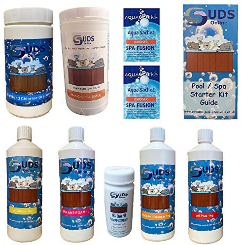 SUDS-ONLINE SUPER SIZED Hot tub Spa water treatment kit, chemical starter kit