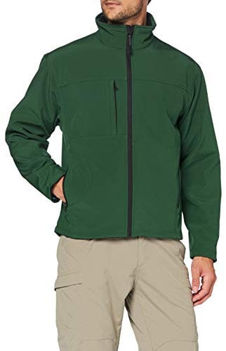Result Men's Classic Soft Shell JKT Jacket, Green (Bottle), Large