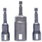 PANOVOS 1pc Power Wing Nut Driver Set,Slot Wing nuts Drill Bit Socket Wrenches Tools Set,1/4 Hex Shank Drills Bits for Panel Nuts screws eye hook bolt