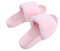 AioTio Pantofola di Pelliccia del Faux Flop delle Donne Fuzzy Fluffy Comfy Sliders Aprire la Punta Slip on(EU39 Rosa)