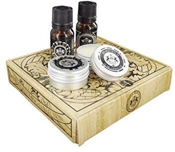 Dear Barber Mini Grooming Collection Set 1 x Bartöl 10 ml, 1 x Schnurrbartwachs 15 ml, 1 x With Confidence Eau de Toilette 10 ml, 1 x Bartbalsam 15 ml