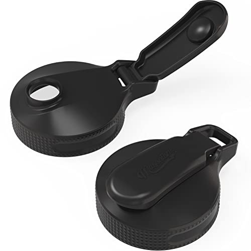 Masontops Multi Top - 2 Pack - Regular Mouth Mason Jar Lids with Easy Pour Spout and Flip Cap – Sip, Pour, Store & More - Lid Accessories for Mason Jars