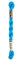 6x DMC Perlgarn Stärke 3, 15 m, 115A/3-3844, VPE