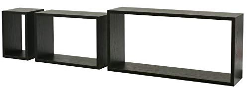Duraline 3TC DREI Regal Würfelset Schwarz Eiche 12mm 60x30x15cm