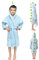 Twinzen Kinderbademantel Dinosaurier Junge und Mädchen - 100% Baumwolle OEKO-TEX®