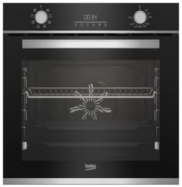 BEKO S0429117 Horno Multifunción Bbim13300Xd, 72 L, 2500 W, A, Negro, 100 W, 80 litros, Stainless Steel, NO Aplica