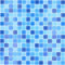 Carreau de mosaïque en verre Classic Mix Bleu 5F Collée Papier - pour Piscine