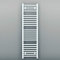 Myhomeware 550mm Wide Straight White Heated Bathroom Towel Rail Radiator For Central Heating UK (550 x 1200 mm (h))