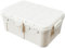 RESTMO Extra Large Waterproof Electrical Box, IP54 Weatherproof Outdoor Extension Lead Cover, Protect Outlet, Plug, Socket, Timer, Power Strip, Holiday Light Decoration, 32 x 22 x 13 cm, White