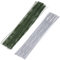 100 Pcs Floral Stem Wire, 22 Gauge WhiteGreen Bouquet Stem, Bouquet Banquets, DIY Flower Crafts