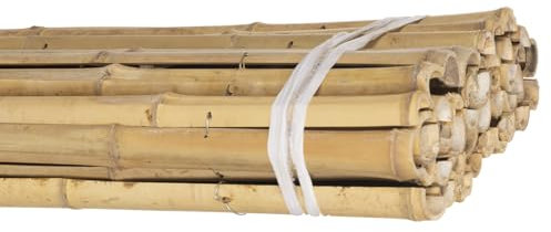 Tapis en bambou semi-rond naturel 150 x 180 cm