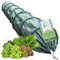 TTL Garden Quick&Easy Tunnel filet 300 x 45 x 30 cm avec filet d'ombrage – Tunnel de parterre utilisable immédiatement avec cordon – 7 arcs de tunnel pour potager surélevé, protection contre le