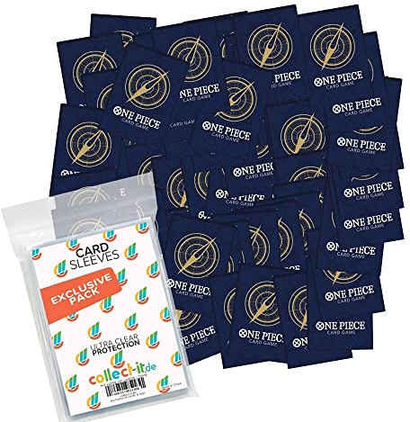 One Piece Karten - 100 gemischte Karten inkl. 2 garantierten Holos + 100 collect-it Kartenhüllen