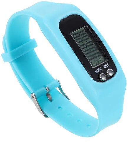 ULTECHNOVO Armband Laufende Uhr Trendige Armbänder Schrittzähler Uhr Uhren Für Kinder Werkzeug Zum Zählen Von Schritten Kinder Digitaluhr Digitaler Zähler Kieselgel Fitness Chronograph Treten