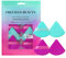 Freeman Mother Puffer Powder Puff Set, Makeup Puffs For Pressed or Loose Powder, Soft, Triangle Powder Puffs With Finger Band, Vegan & Cruelty-Free, 8 Count