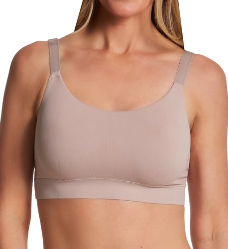 Bali Damen Moderner, Nahtloser, Pullover, kabelloser Bralette mit verstellbaren Trägern BH, Evening Blush, Medium