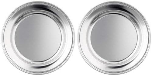 LACOR - 61121 - Plato Camping Llano Inox. 18% Cr. 22cm (Paquete de 2)