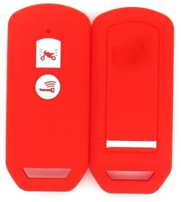 PTATT Silikon-Schlüsseletui für Honda X ADV SH 125 150 300 Forza 125 300 PCX150 2018 Motorrad-Roller 2-Tasten-Smart-Key