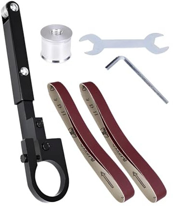 Biniveil Angle Grinder Conversion Tool, Modified Sand Belt Machine, Angle Grinder Sand Belt Machine, Pipe Belt Sander Polisher for Trimming