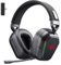 Redragon H868 3-Mode Wireless RGB Gaming Headset, 7.1 Surround Sound, 40 mm Drivers, Leather Foam Ear Pads, Noise-canceling Microphone, Over-Ear Headphones Works for Mobile, PC/PS5/XBOX/NS