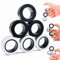 ASIOWELY Magnetische Ringe ADHS Spielzeug Fidget Toys Erwachsene,6 PCS Cool Fidget Magnet Ringe für Anti Stress Spinner Fingerring Ring für Kinder Teenager Geschenke für 3-6-8 + Jahr Alten Jungen
