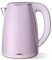 -Kitchen Fast Boil Illuminated Jug Kettle, Kettle, 1.2L, 600W Hot Water Tea or Coffee | Swivel Base, Easy Pour Kettle/Purple
